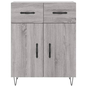 Ντουλάπι Γκρι Sonoma 69,5 x 34 x 180 εκ. Επεξεργασμένο Ξύλο