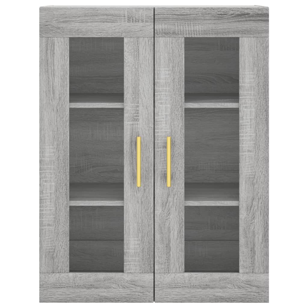 Ντουλάπι Γκρι Sonoma 69,5 x 34 x 180 εκ. Επεξεργασμένο Ξύλο