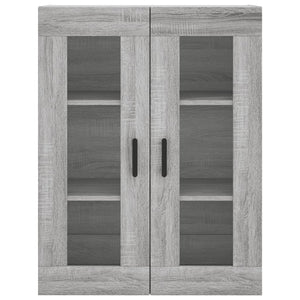 Ντουλάπι Γκρι Sonoma 69,5 x 34 x 180 εκ. Επεξεργασμένο Ξύλο