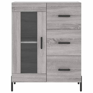 Ντουλάπι Γκρι Sonoma 69,5 x 34 x 180 εκ. Επεξεργασμένο Ξύλο