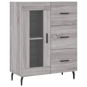 Ντουλάπι Γκρι Sonoma 69,5 x 34 x 180 εκ. Επεξεργασμένο Ξύλο