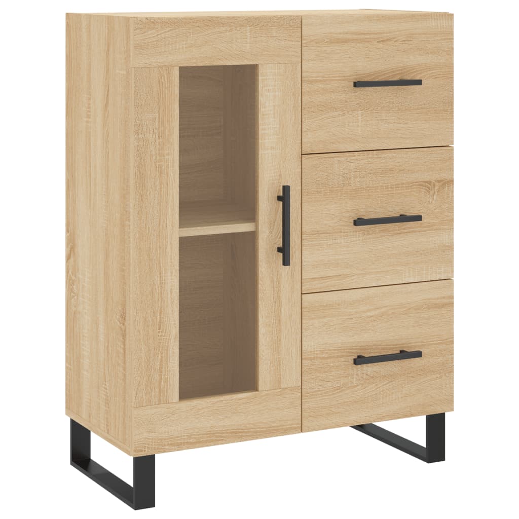 Ντουλάπι Sonoma δρυς 69,5 x 34 x 180 εκ. από Επεξεργασμένο Ξύλο