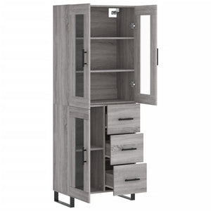 Ντουλάπι Γκρι Sonoma 69,5 x 34 x 180 εκ. Επεξεργασμένο Ξύλο