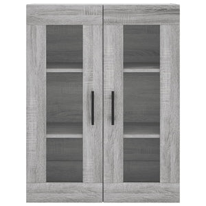 Ντουλάπι Γκρι Sonoma 69,5 x 34 x 180 εκ. Επεξεργασμένο Ξύλο