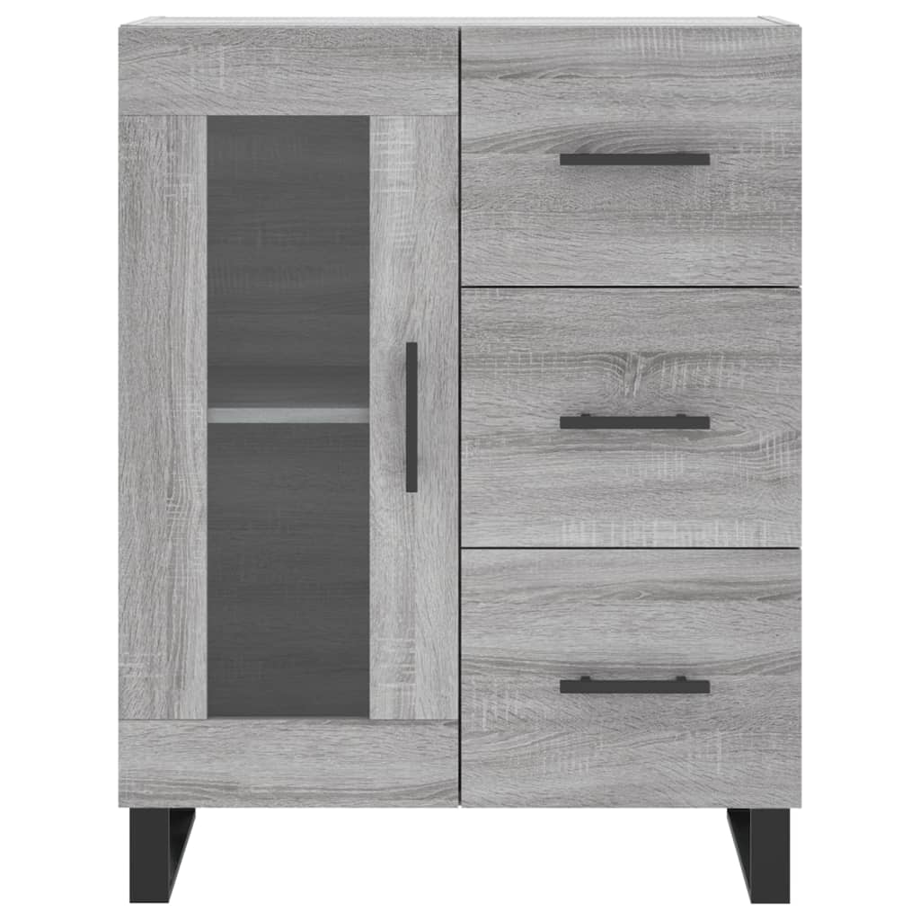 Ντουλάπι Γκρι Sonoma 69,5 x 34 x 180 εκ. Επεξεργασμένο Ξύλο