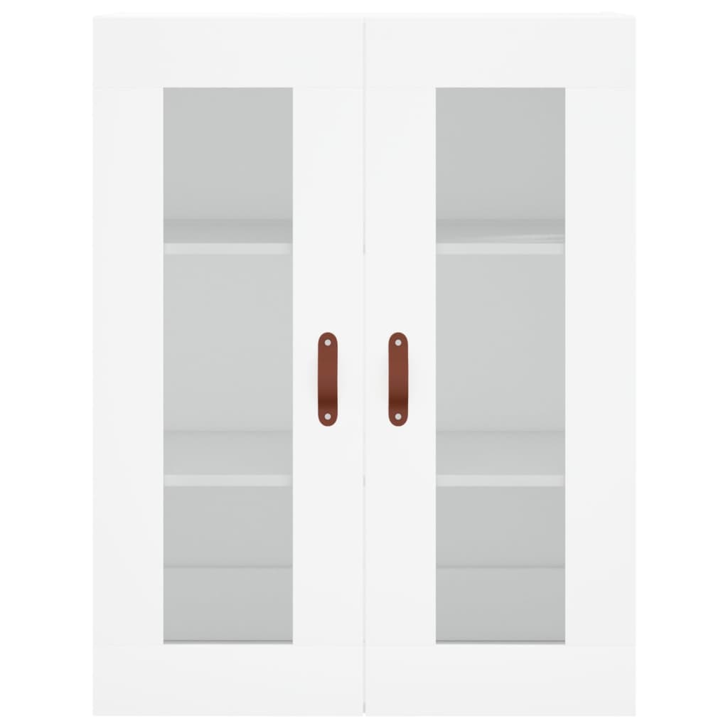 Ντουλάπι Λευκό 69,5x34x180 εκ. από Επεξεργασμένο Ξύλο