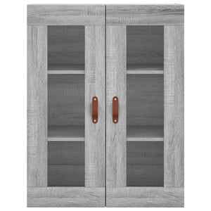 Ντουλάπι Γκρι Sonoma 69,5 x 34 x 180 εκ. Επεξεργασμένο Ξύλο