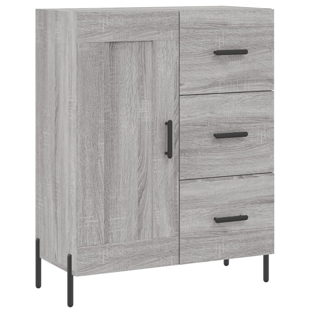 Ντουλάπι Γκρι Sonoma 69,5 x 34 x 180 εκ. Επεξεργασμένο Ξύλο - Pakobazaar