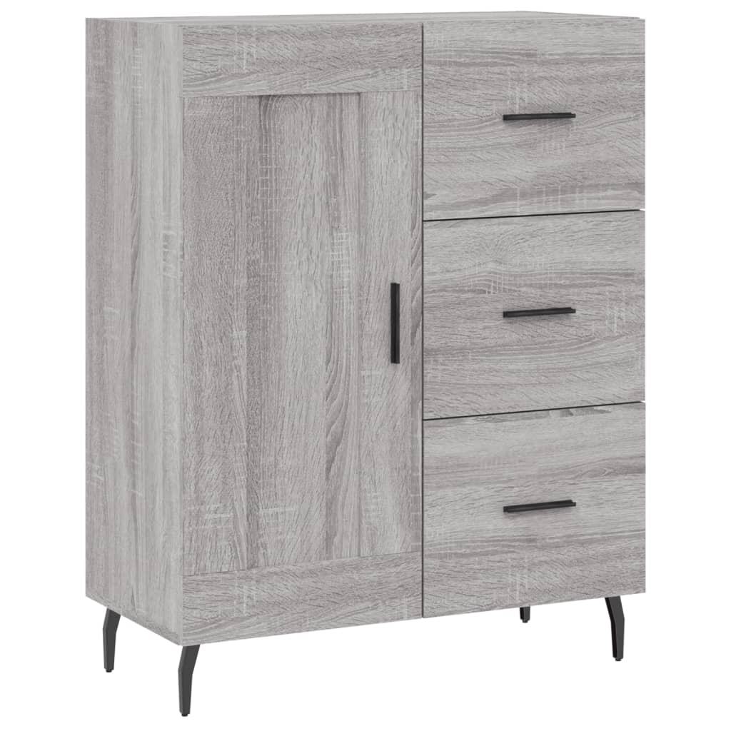 Ντουλάπι Γκρι Sonoma 69,5 x 34 x 180 εκ. Επεξεργασμένο Ξύλο