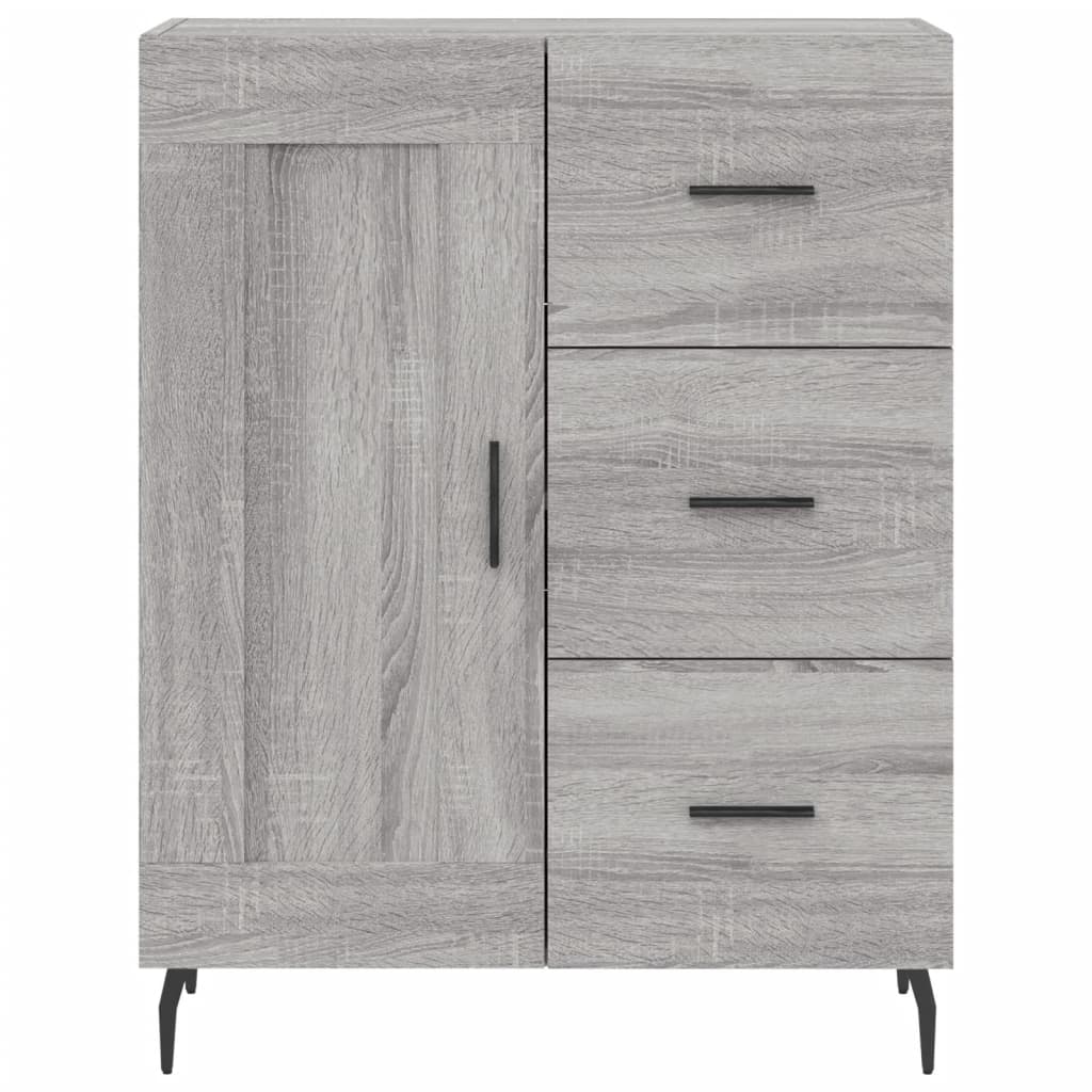 Ντουλάπι Γκρι Sonoma 69,5 x 34 x 180 εκ. Επεξεργασμένο Ξύλο
