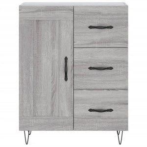 Ντουλάπι Γκρι Sonoma 69,5 x 34 x 180 εκ. Επεξεργασμένο Ξύλο