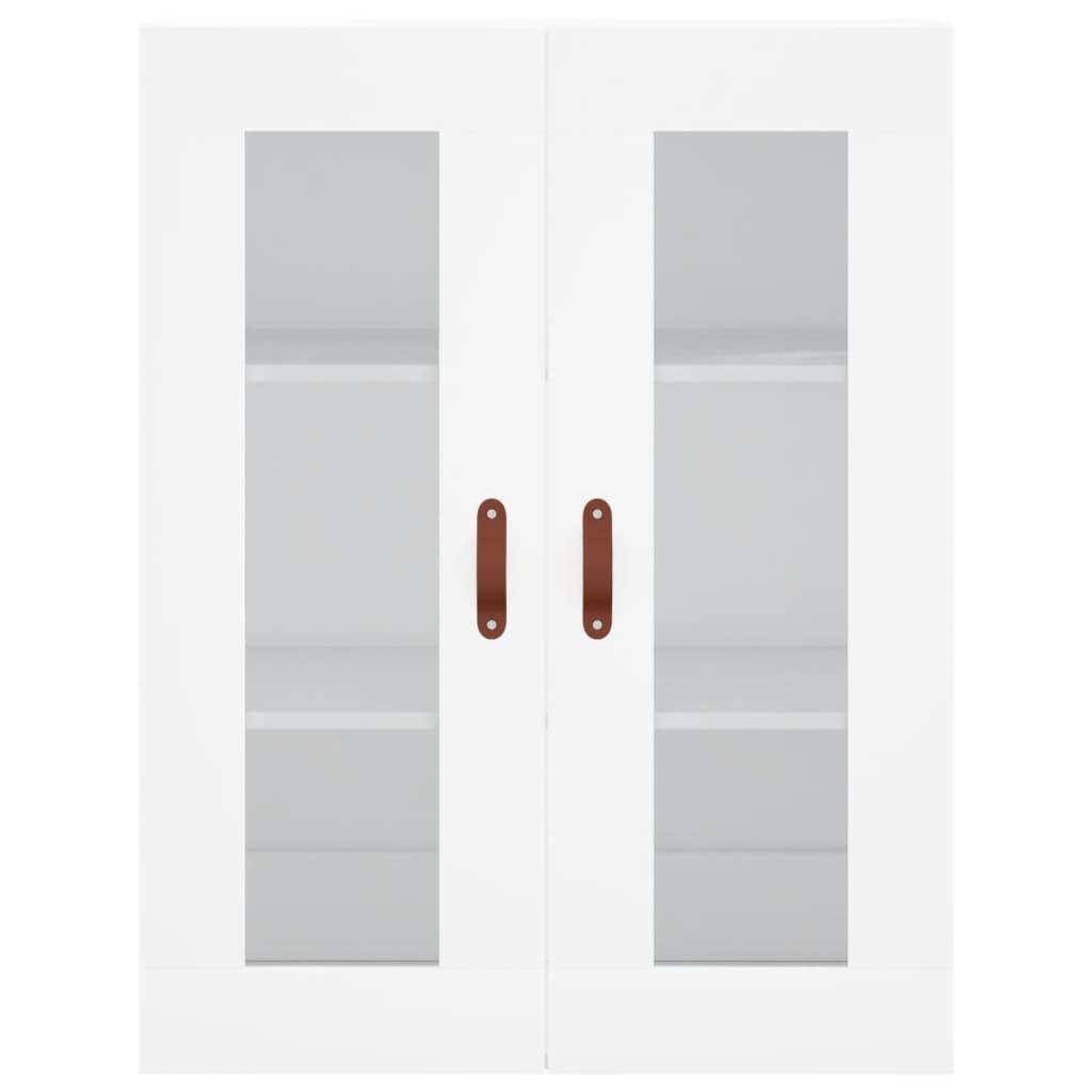 Ντουλάπι Λευκό 69,5x34x180 εκ. από Επεξεργασμένο Ξύλο