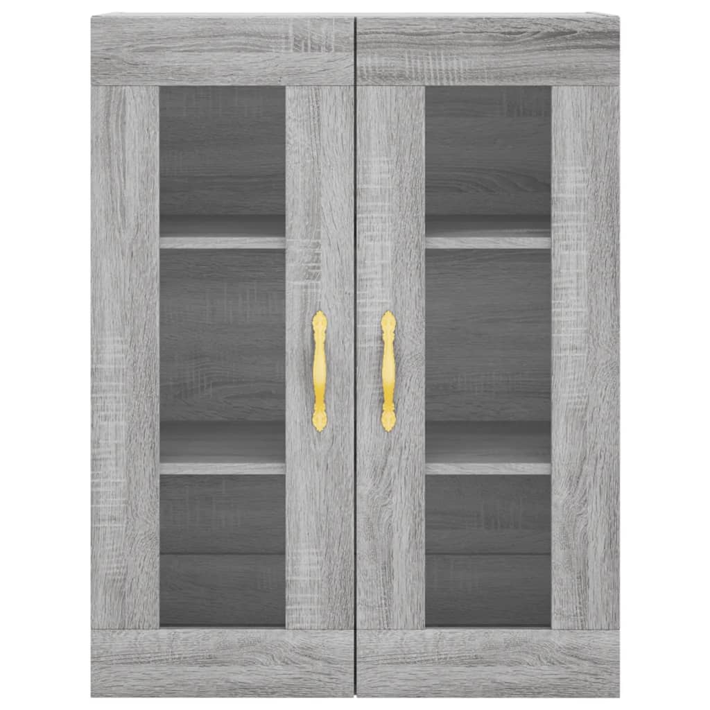 Ντουλάπι Γκρι Sonoma 69,5 x 34 x 180 εκ. Επεξεργασμένο Ξύλο