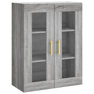 Ντουλάπι Γκρι Sonoma 69,5 x 34 x 180 εκ. Επεξεργασμένο Ξύλο