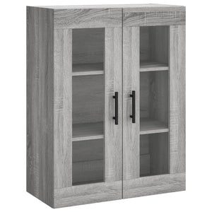 Ντουλάπι Γκρι Sonoma 69,5 x 34 x 180 εκ. Επεξεργασμένο Ξύλο