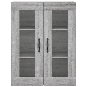 Ντουλάπι Γκρι Sonoma 69,5 x 34 x 180 εκ. Επεξεργασμένο Ξύλο