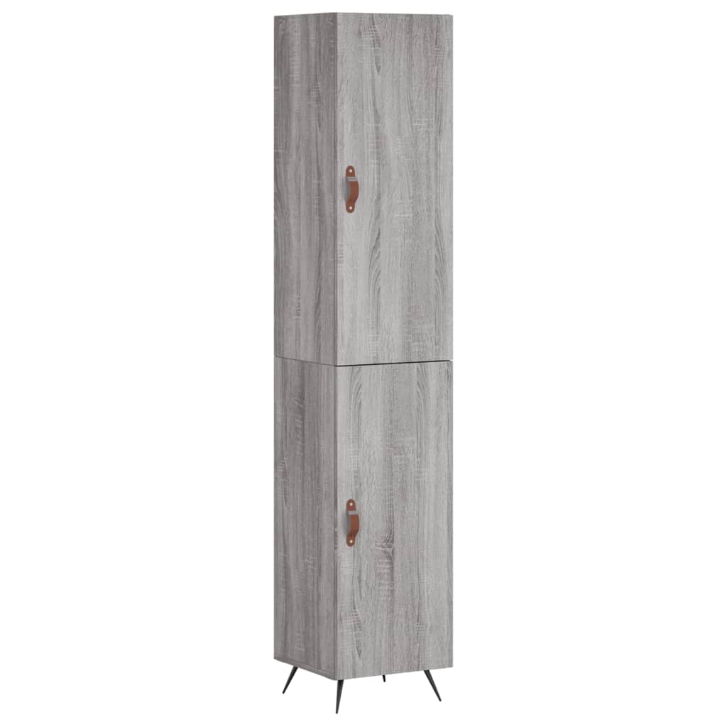 Μπουφές Sonoma Γκρι 34,5 x 34 x 180 εκ. από Επεξεργασμένο Ξύλο
