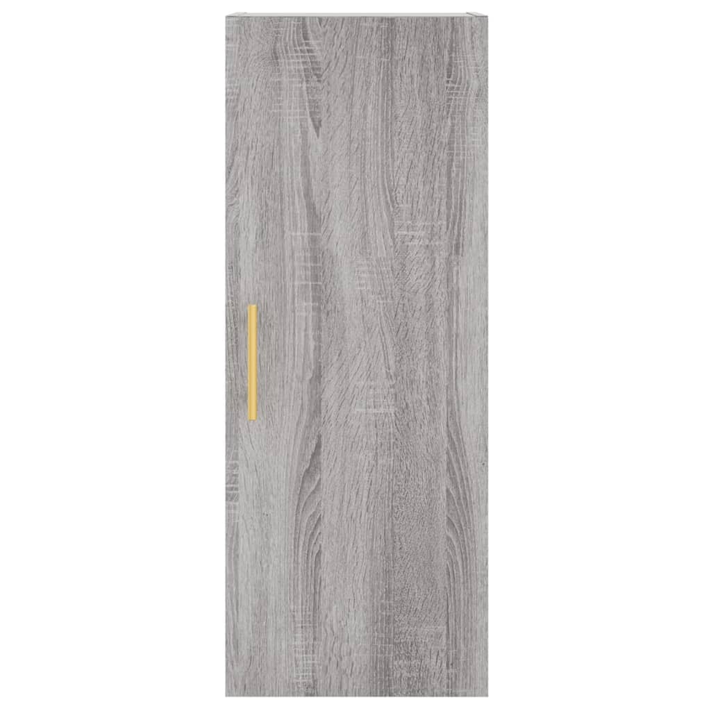 Μπουφές Sonoma Γκρι 34,5 x 34 x 180 εκ. από Επεξεργασμένο Ξύλο