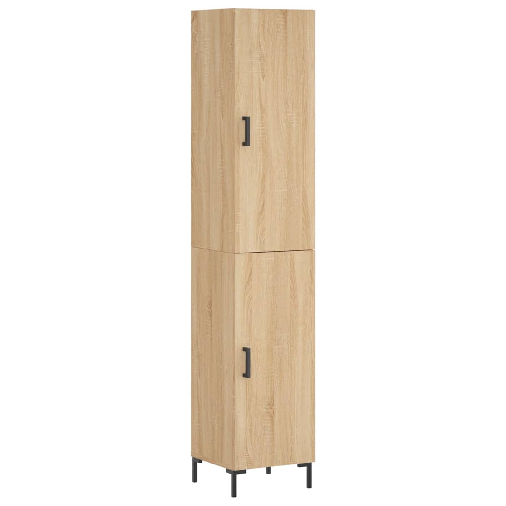 Μπουφές Sonoma δρυς 34,5 x 34 x 180 εκ. από Επεξεργασμένο Ξύλο