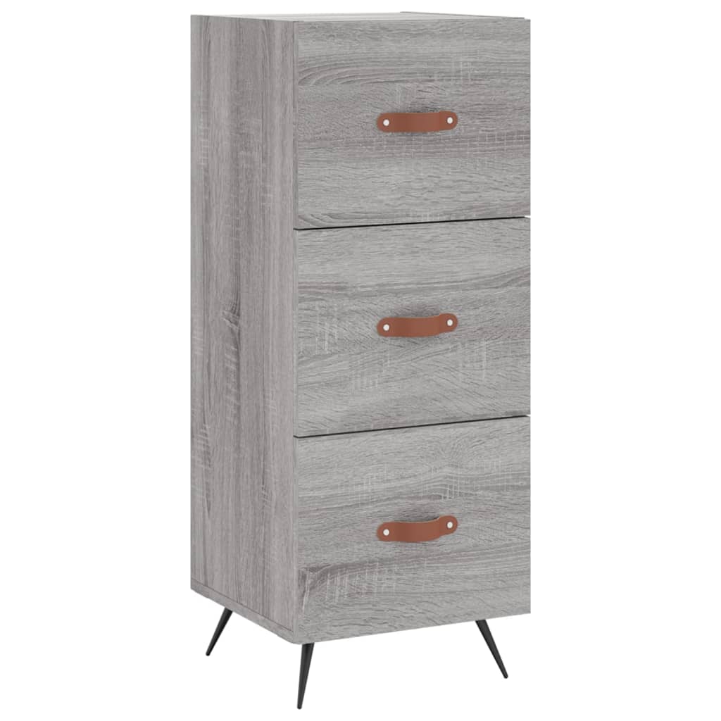 Μπουφές Sonoma Γκρι 34,5 x 34 x 180 εκ. από Επεξεργασμένο Ξύλο