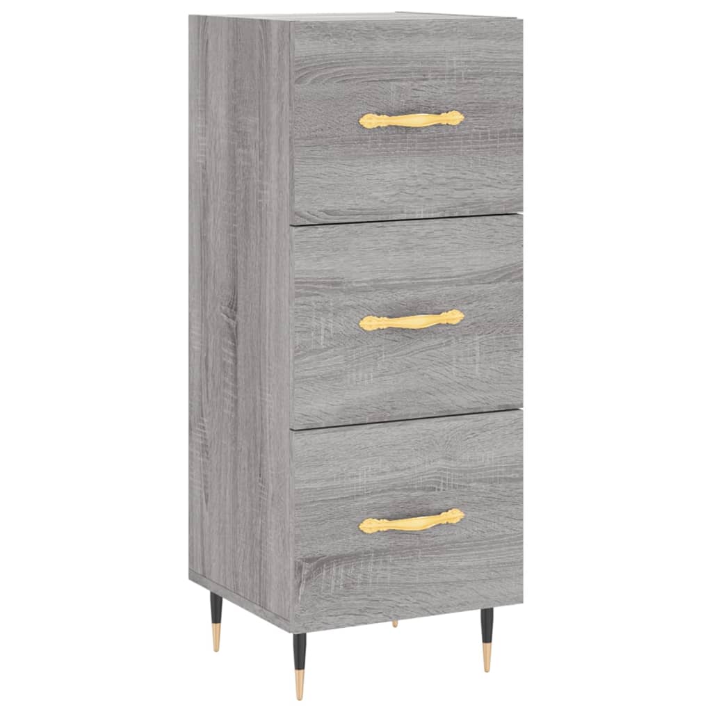 Μπουφές Sonoma Γκρι 34,5 x 34 x 180 εκ. από Επεξεργασμένο Ξύλο