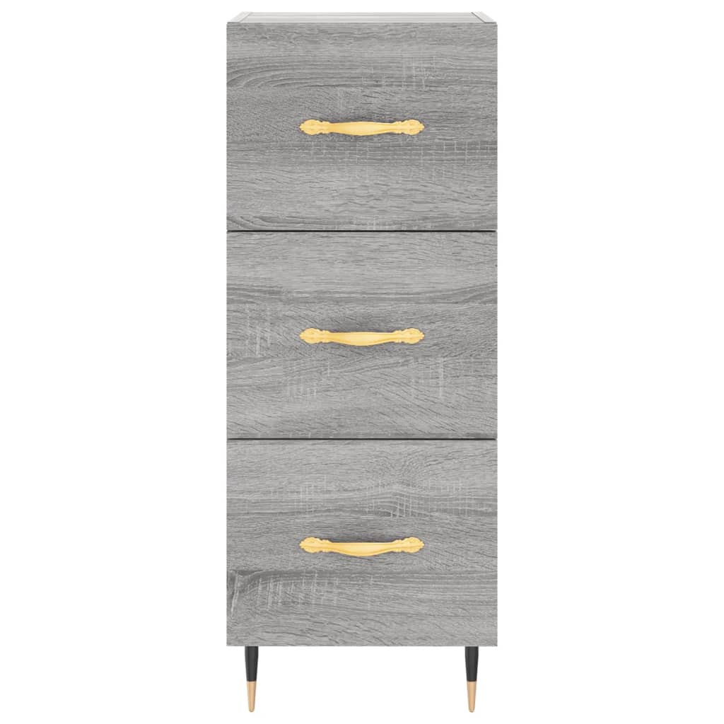 Μπουφές Sonoma Γκρι 34,5 x 34 x 180 εκ. από Επεξεργασμένο Ξύλο