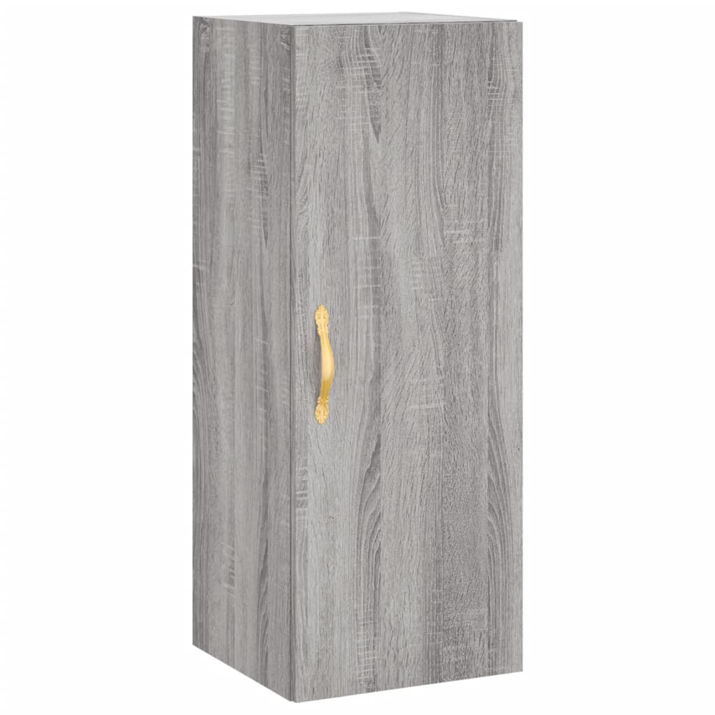 Μπουφές Sonoma Γκρι 34,5 x 34 x 180 εκ. από Επεξεργασμένο Ξύλο