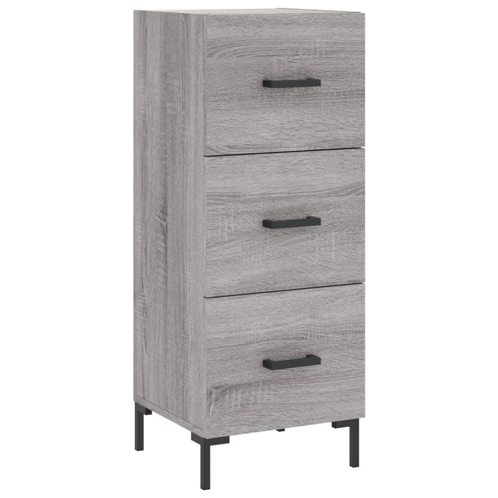 Μπουφές Sonoma Γκρι 34,5 x 34 x 180 εκ. από Επεξεργασμένο Ξύλο