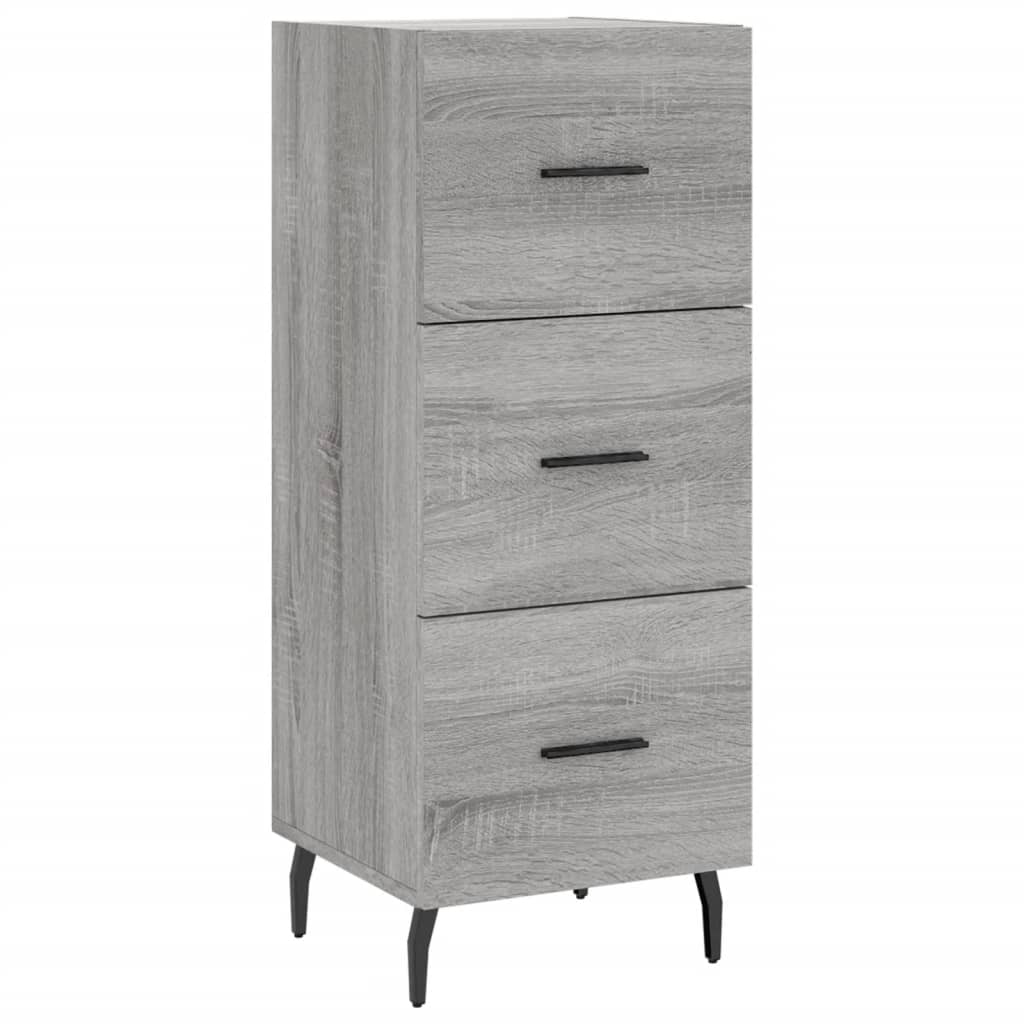 Μπουφές Sonoma Γκρι 34,5 x 34 x 180 εκ. από Επεξεργασμένο Ξύλο
