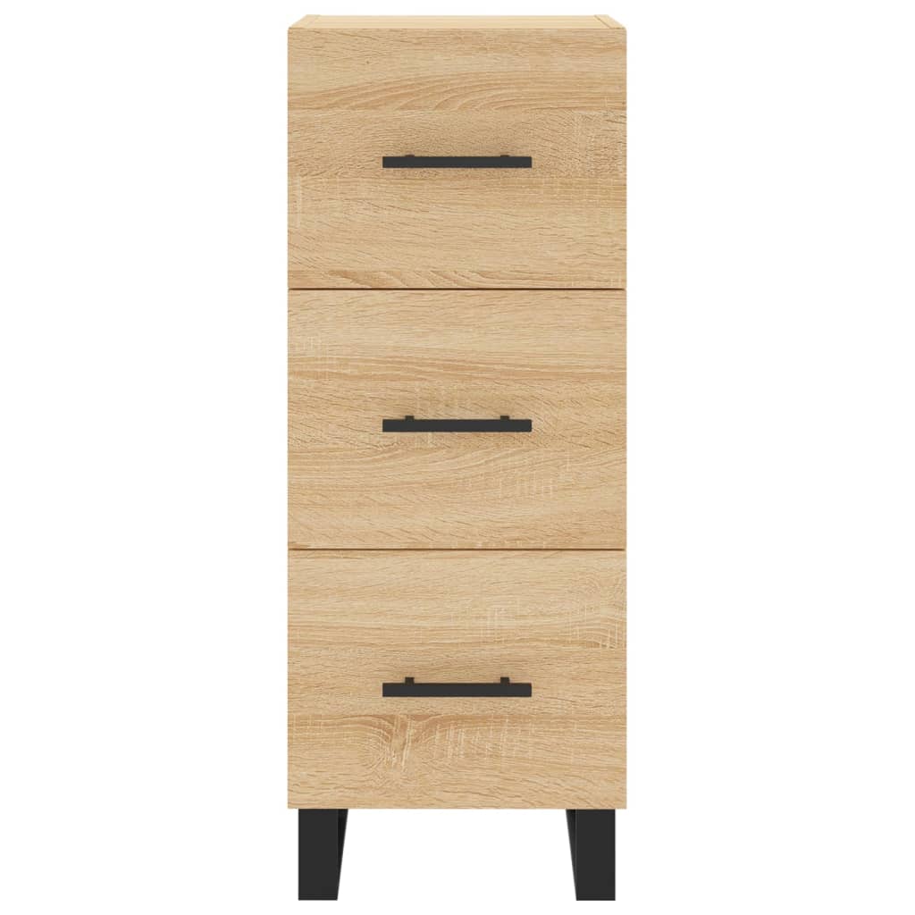 Μπουφές Sonoma δρυς 34,5 x 34 x 180 εκ. από Επεξεργασμένο Ξύλο