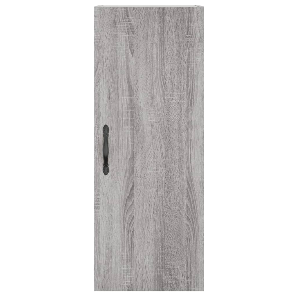 Μπουφές Sonoma Γκρι 34,5 x 34 x 180 εκ. από Επεξεργασμένο Ξύλο