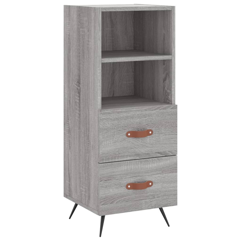 Μπουφές Sonoma Γκρι 34,5 x 34 x 180 εκ. από Επεξεργασμένο Ξύλο