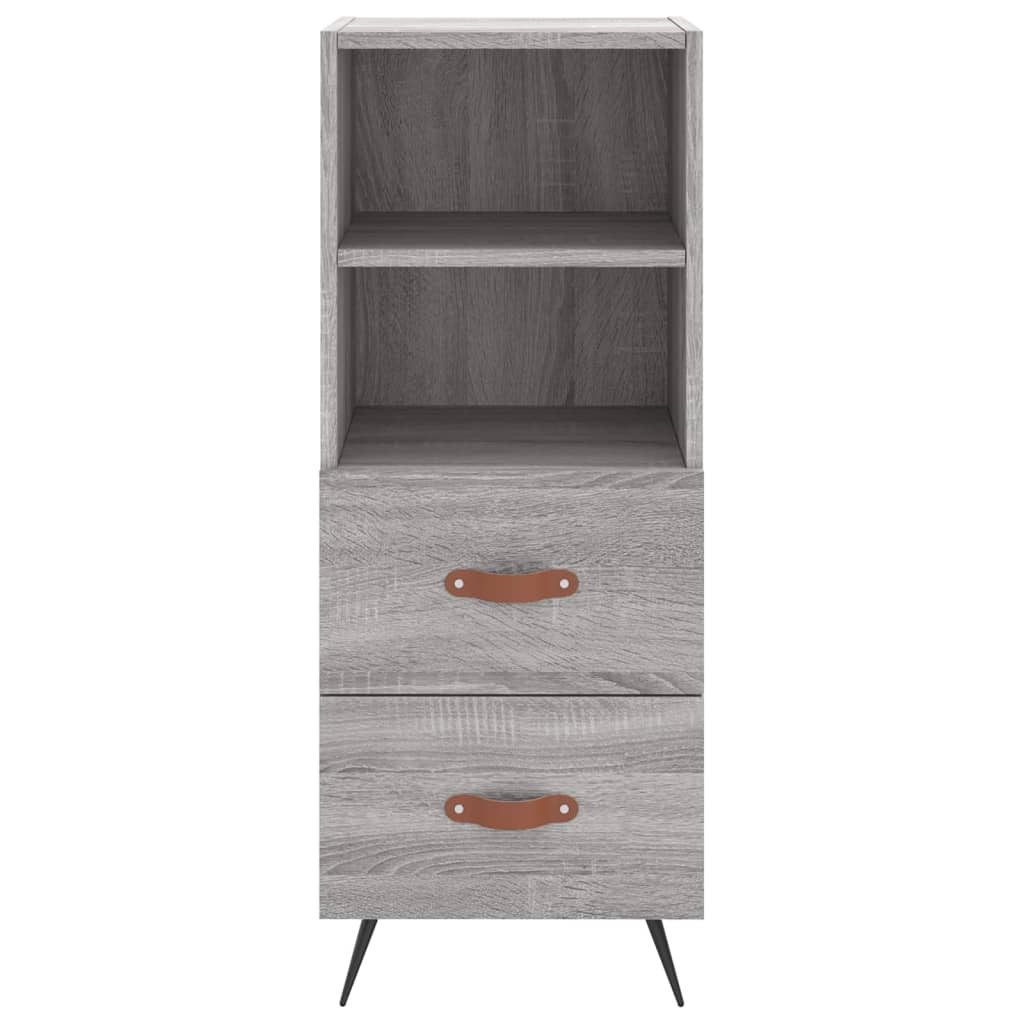 Μπουφές Sonoma Γκρι 34,5 x 34 x 180 εκ. από Επεξεργασμένο Ξύλο