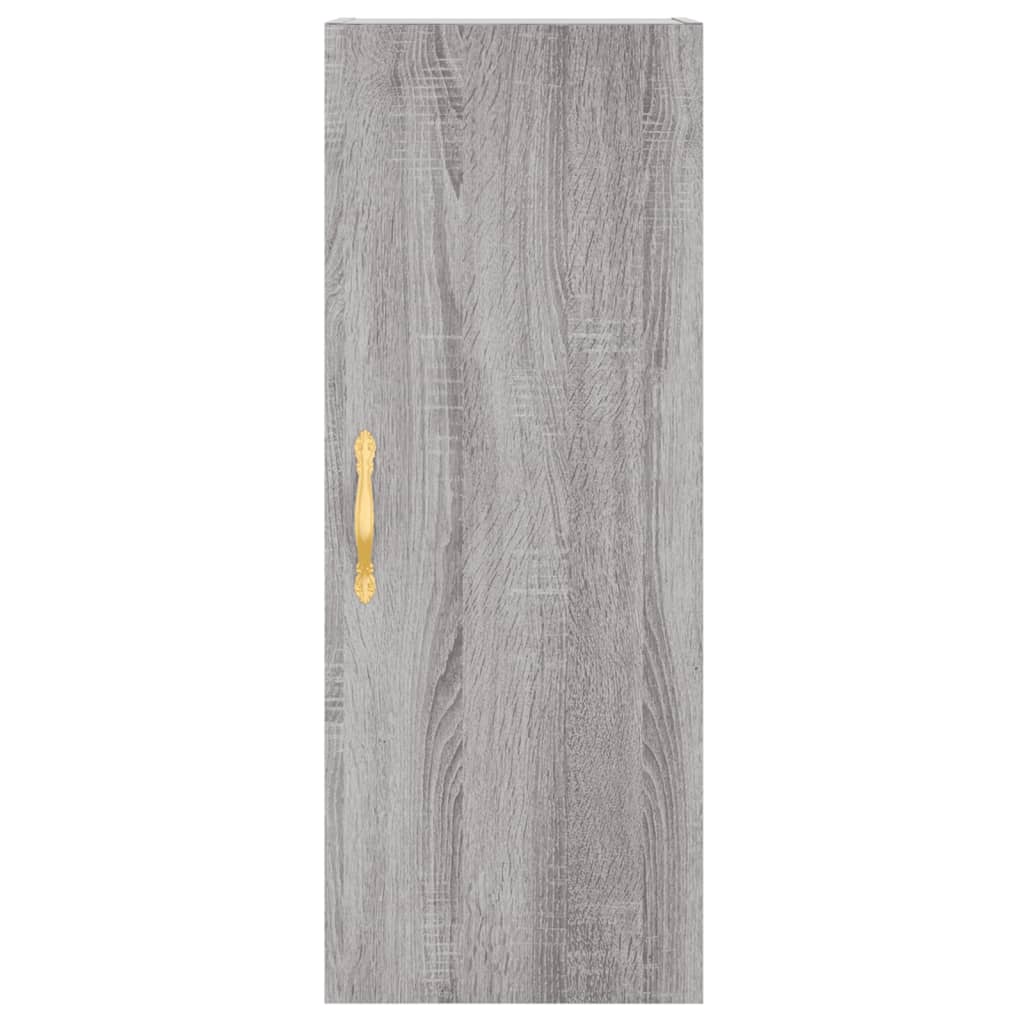 Μπουφές Sonoma Γκρι 34,5 x 34 x 180 εκ. από Επεξεργασμένο Ξύλο