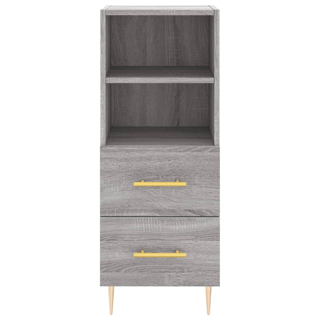 Μπουφές Sonoma Γκρι 34,5 x 34 x 180 εκ. από Επεξεργασμένο Ξύλο