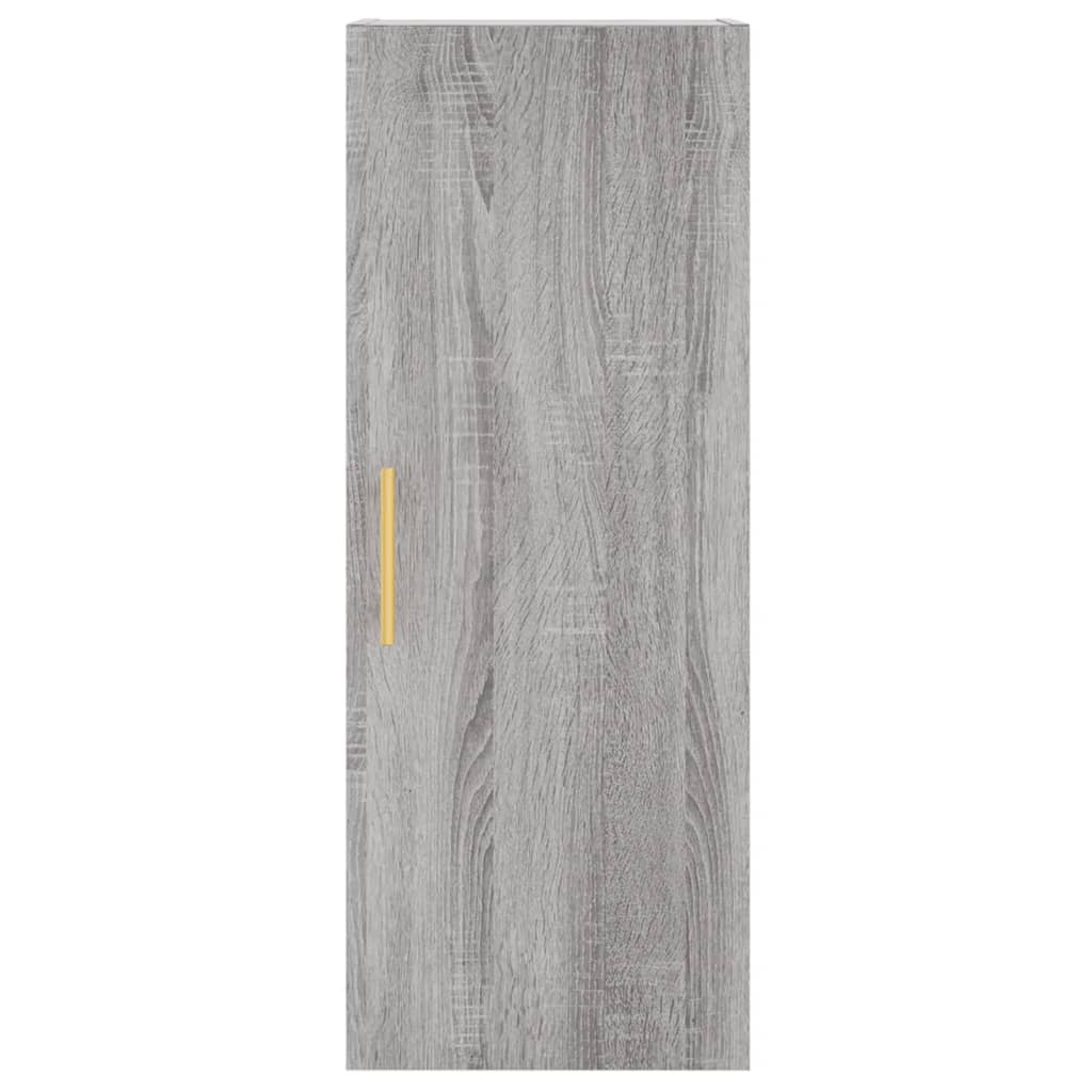 Μπουφές Sonoma Γκρι 34,5 x 34 x 180 εκ. από Επεξεργασμένο Ξύλο