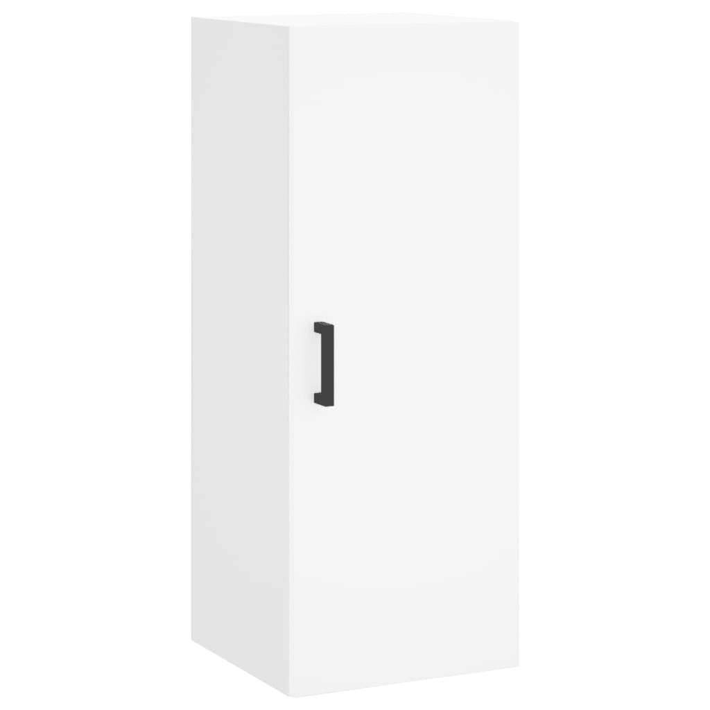 Ντουλάπι Λευκό 34,5 x 34 x 180 εκ. από Επεξεργασμένο Ξύλο