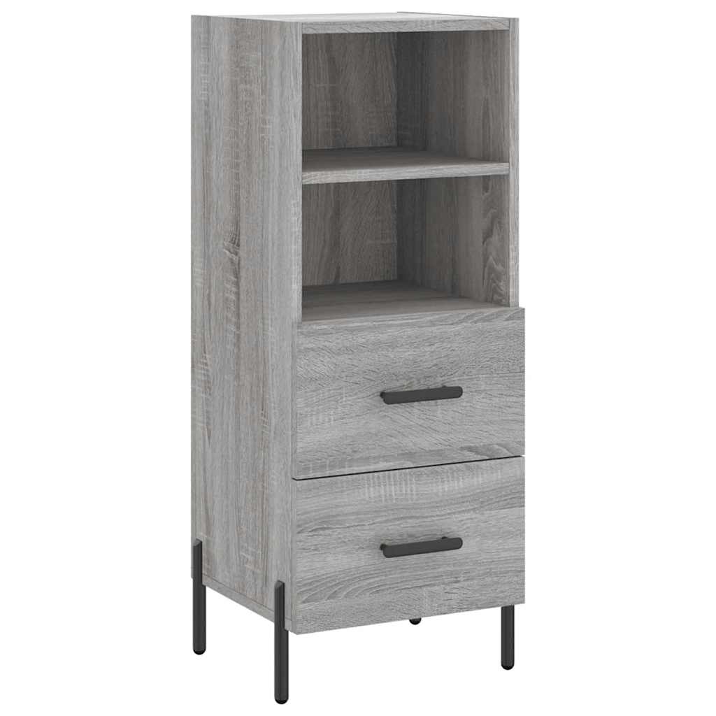 Μπουφές Sonoma Γκρι 34,5 x 34 x 180 εκ. από Επεξεργασμένο Ξύλο