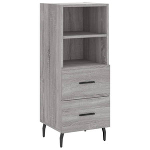 Μπουφές Sonoma Γκρι 34,5 x 34 x 180 εκ. από Επεξεργασμένο Ξύλο