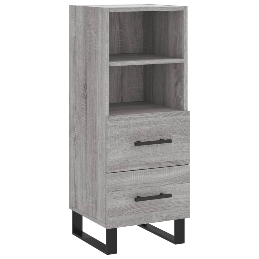 Μπουφές Sonoma Γκρι 34,5 x 34 x 180 εκ. από Επεξεργασμένο Ξύλο