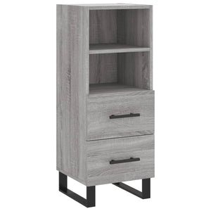 Μπουφές Sonoma Γκρι 34,5 x 34 x 180 εκ. από Επεξεργασμένο Ξύλο