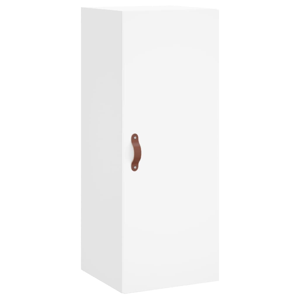 Ντουλάπι Λευκό 34,5 x 34 x 180 εκ. από Επεξεργασμένο Ξύλο