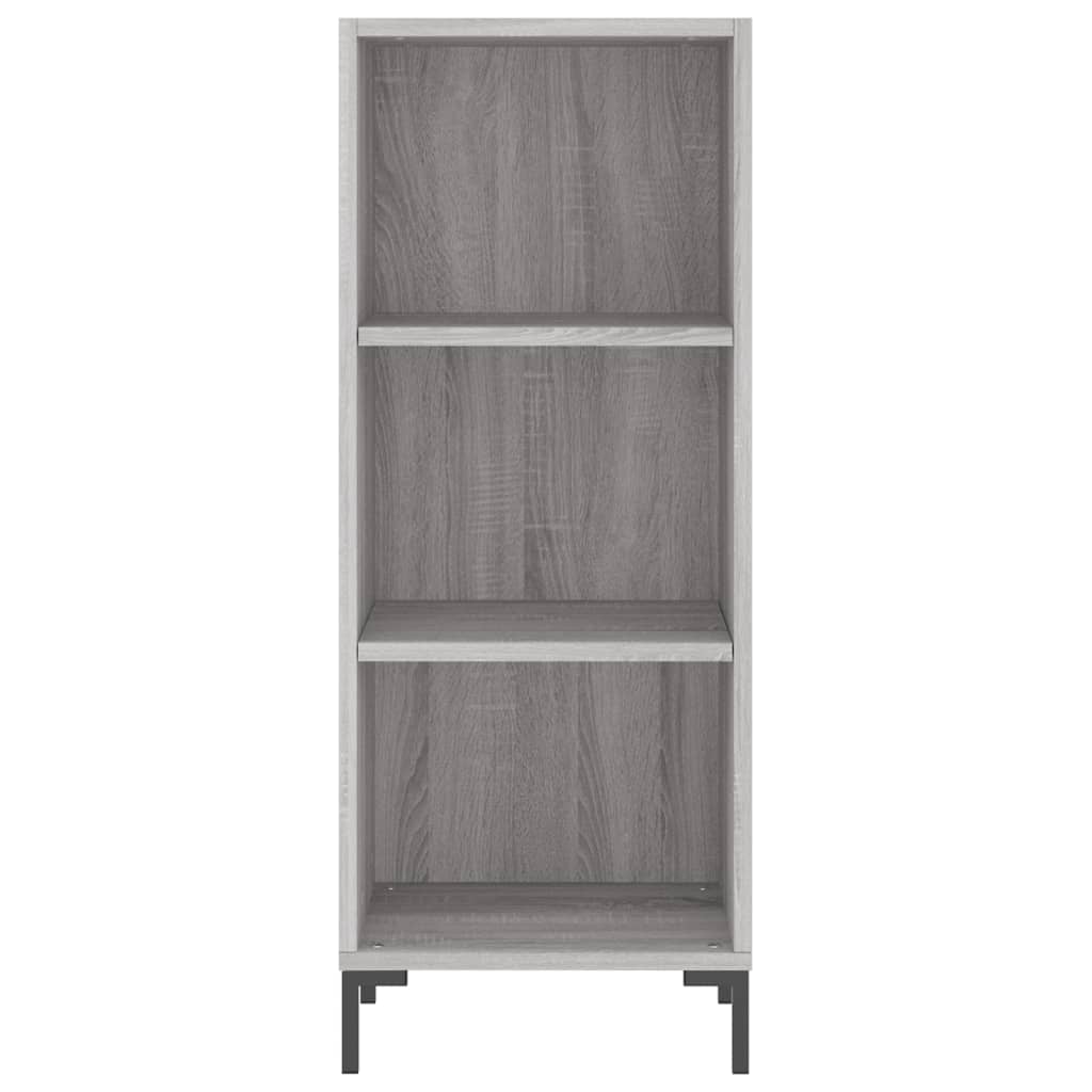 Μπουφές Sonoma Γκρι 34,5 x 34 x 180 εκ. από Επεξεργασμένο Ξύλο