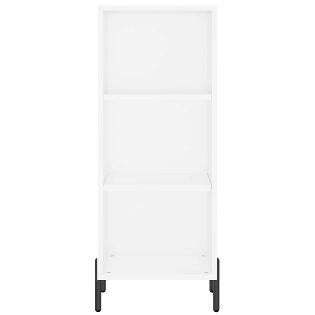 Ντουλάπι Λευκό 34,5 x 34 x 180 εκ. από Επεξεργασμένο Ξύλο