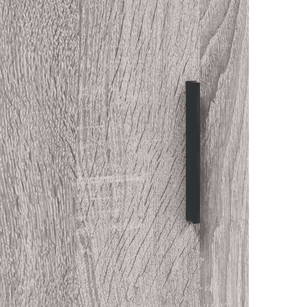 Μπουφές Sonoma Γκρι 34,5 x 34 x 180 εκ. από Επεξεργασμένο Ξύλο