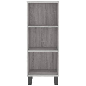 Μπουφές Sonoma Γκρι 34,5 x 34 x 180 εκ. από Επεξεργασμένο Ξύλο