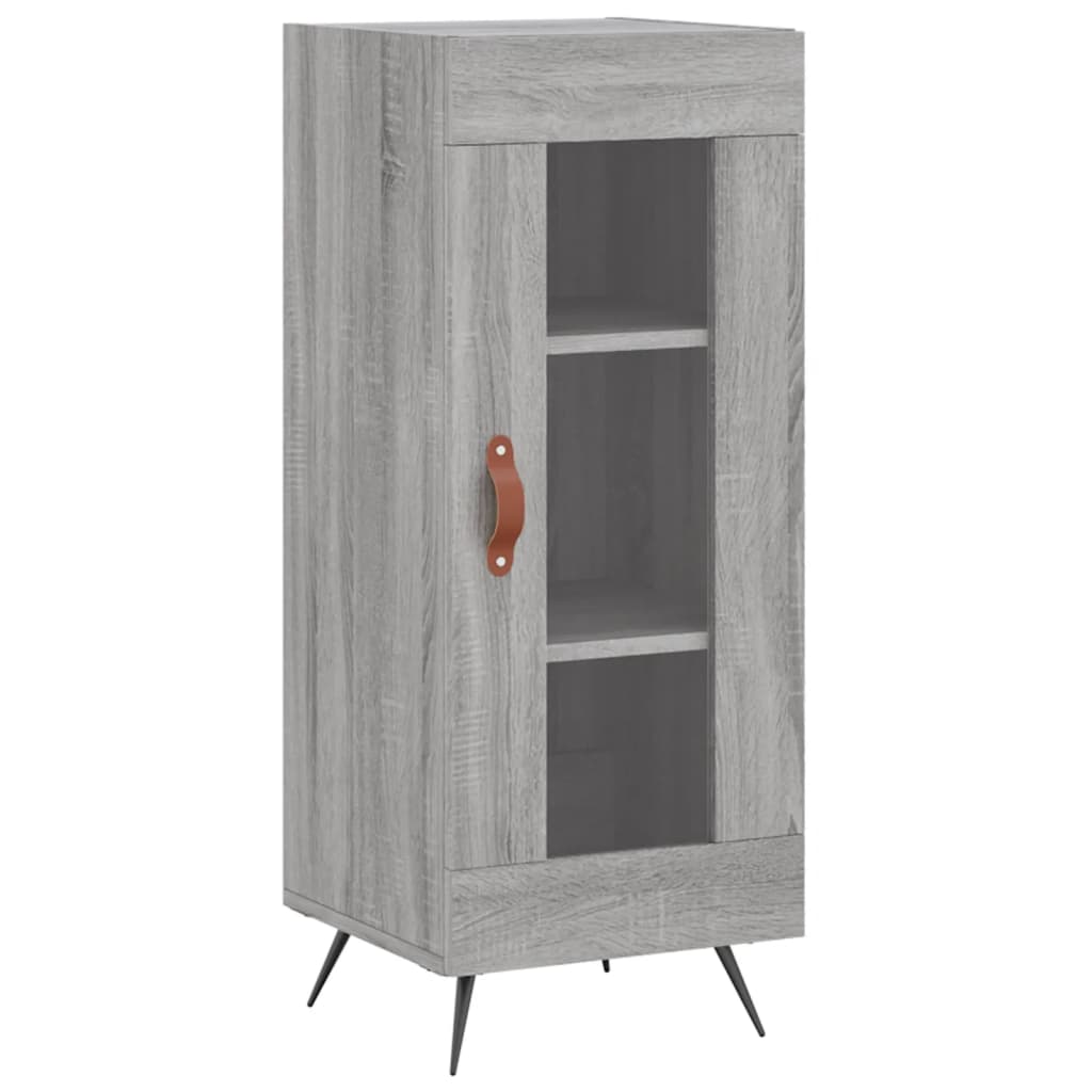 Μπουφές Sonoma Γκρι 34,5 x 34 x 180 εκ. από Επεξεργασμένο Ξύλο - Pakobazaar