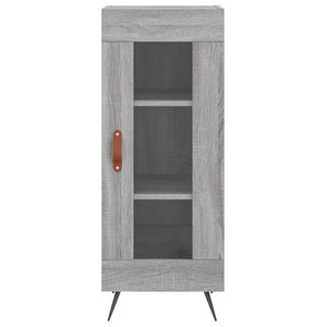 Μπουφές Sonoma Γκρι 34,5 x 34 x 180 εκ. από Επεξεργασμένο Ξύλο - Pakobazaar