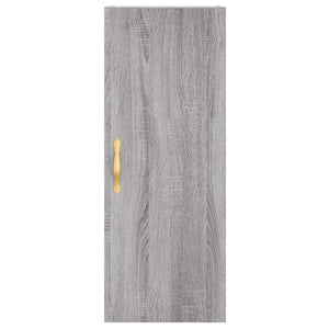 Μπουφές Sonoma Γκρι 34,5 x 34 x 180 εκ. από Επεξεργασμένο Ξύλο