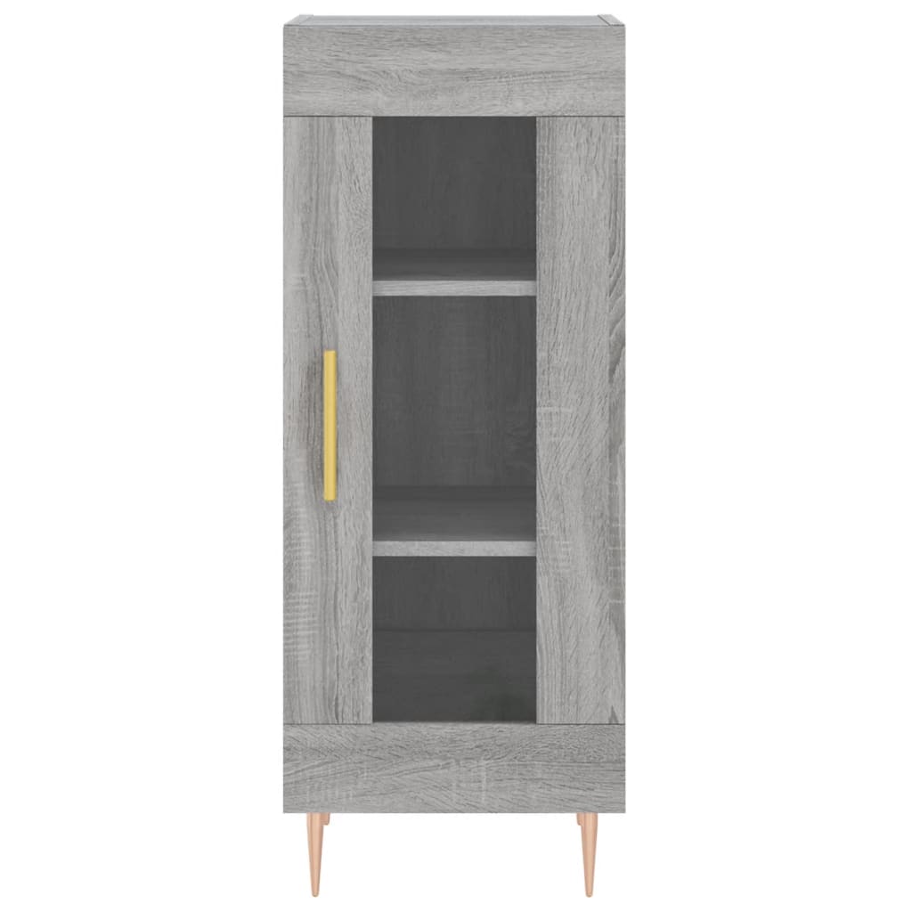 Μπουφές Sonoma Γκρι 34,5 x 34 x 180 εκ. από Επεξεργασμένο Ξύλο